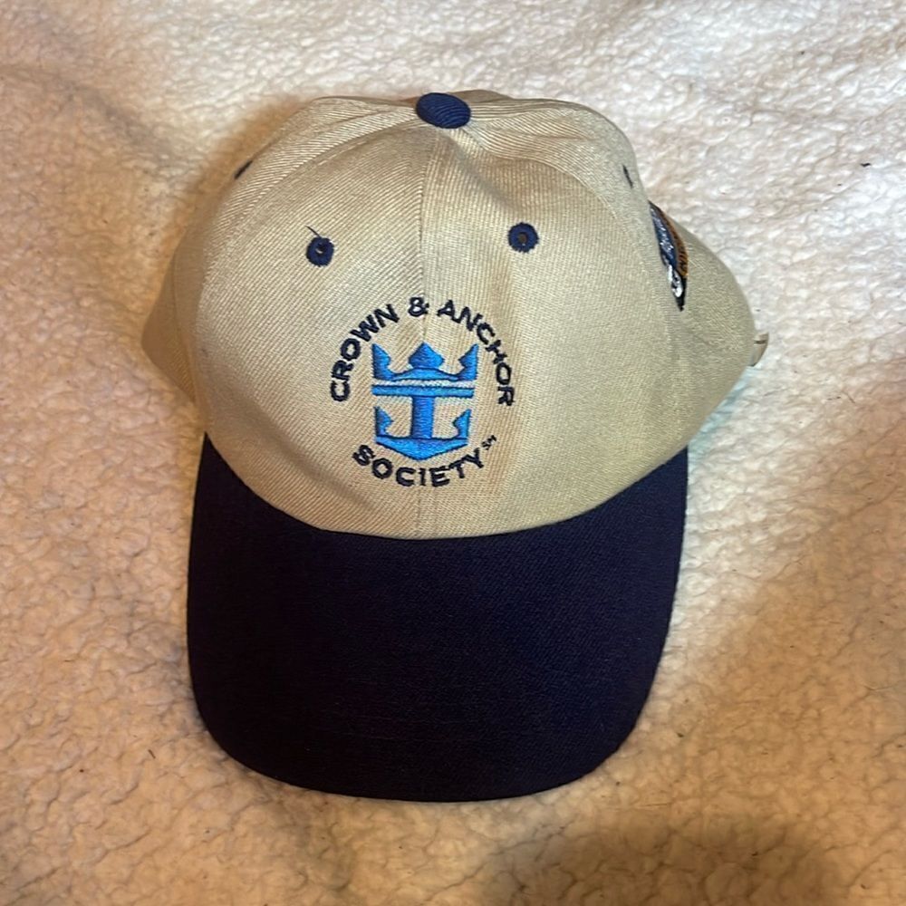 Royal Caribbean crown & Anchor society hat
